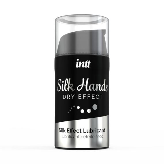 Ультрагуста силіконова змазка Intt Silk Hands (15 мл) з матовим ефектом, шовковистий ефект | Зображення 1