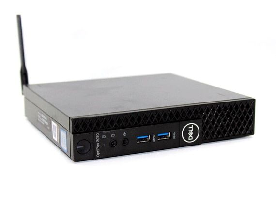 Неттоп Dell OptiPlex 3070 Micro USFF / Intel Core i7-9700T (8 ядер по 2.0 - 4.3 GHz) / 16 GB DDR4 / 512 GB SSD / Intel UHD Graphics 630 / DisplayPort / HDMI / Wi-Fi / Win 10 Lic б/у | Зображення 1