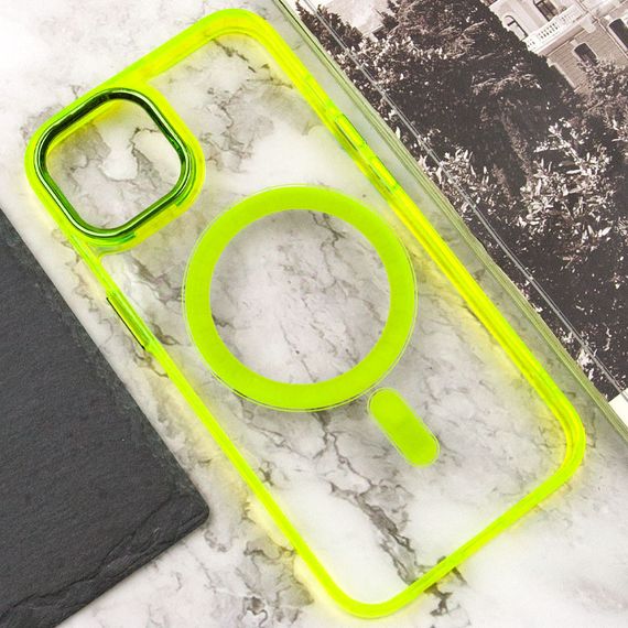 Чохол TPU Iris with MagSafe для Apple iPhone 12 Pro Max (6.7") Жовтий | Зображення 4