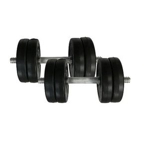 Гантели наборные композитные в пластиковой оболочке 2 шт по 11,5 кг Rock Pro-R NE-PL-R-011-2