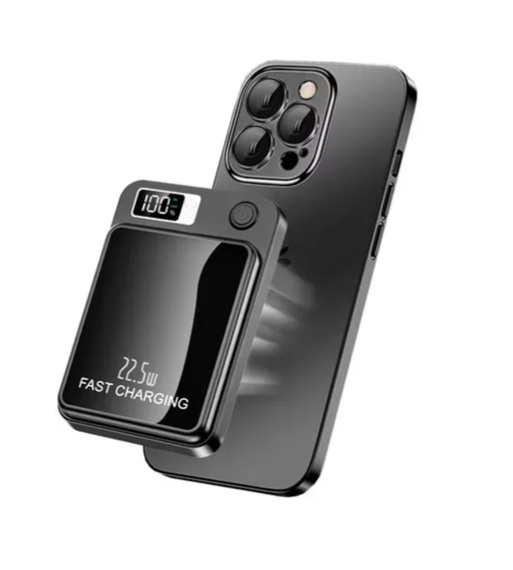 Магнитный повербанк (Power Bank) 10000mAh с MagSafe, быстрой зарядкой 22.5W и LED-дисплеем для iPhone 12/13/14/15/16 | Зображення 2