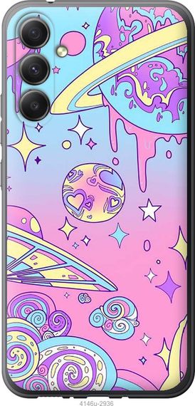 Чехол на Samsung Galaxy A34 A346E Розовая галактика "4146u-2936-17620"