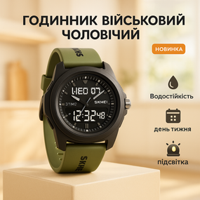 Модний наручний електронний годинник SKMEI, Годинник для подорожі Водонепроникний чоловічий EG-29