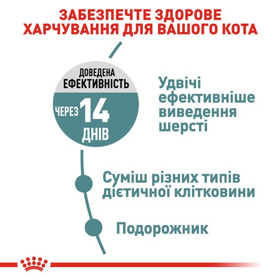 Сухий корм для котів від 1 року Royal Canin Hairball Care для виведення волосяних грудок 10 кг | Зображення 1