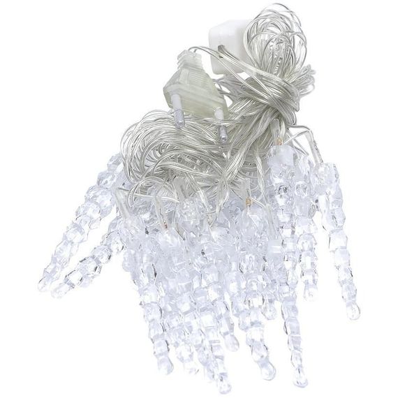 Гирлянда электрическая LED "Сосульки" D-23, 4 метра 20 лампочек, мультицвет