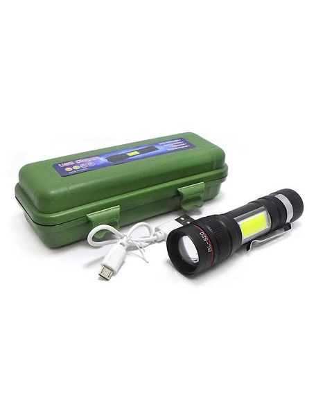Ліхтар ручний X-Balog BL-520-T6 ХРЕ + COB, ЗУ mircoUSB, вбудований акумулятор, zoom | Зображення 4