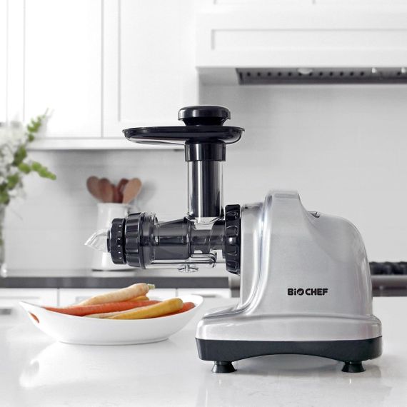 Соковитискач BioChef Axis Cold Press Juicer срібло | Зображення 6