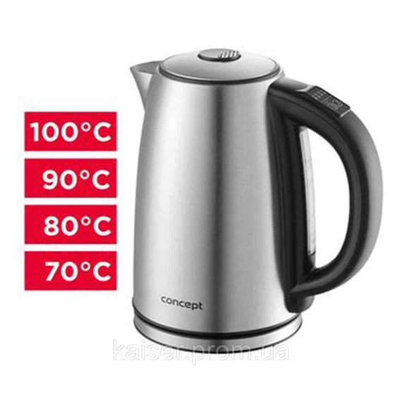 Електричний чайник швидкісного кип'ятіння із регулюванням температури 1.7 л Concept RK3350