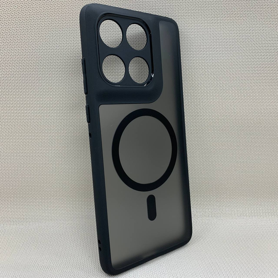 Чохол Motorola Edge 60 Fusion протиударний BQ MagSafe матовий Чорний