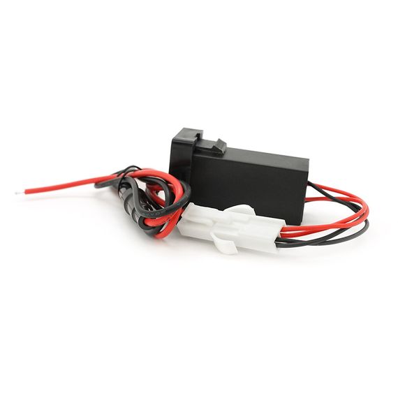 АЗУ врізне 38W-L01T03-S, PD+QC, Type-C: 20W, USB: 18W, комплект дротів під паяння, 33x22х58mm, Black | Зображення 1