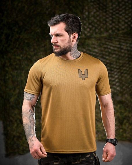 Тактична потоотводна футболка Oblivion ССО Ukraine койот ДЛ7032 | Зображення 3