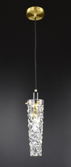 Люстра підвісна на 1 лампочку 26709 Латунь 35-200х10х10 см.