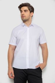 Рубашка мужская однотонная  -уценка, цвет белый, 214R830-U-1