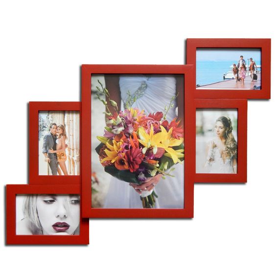 Мультирамка Asphodel Red на 5 фото
