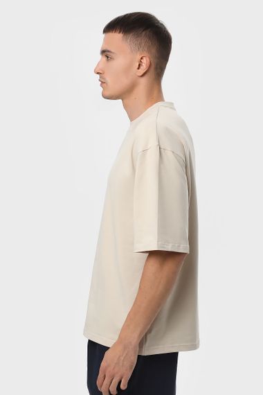 Чоловіча Футболка Sun`s House  розмір: 2XL\3XL Бежевий (арт. RY-U0104M-Cream) | Зображення 2