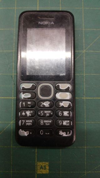 Мобільний телефон Nokia 130 dual sim black Бу. потерта клавиатура | Зображення 1