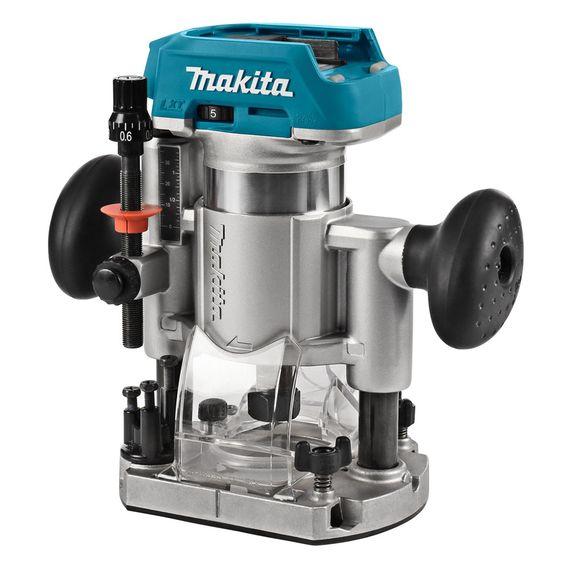 Фрезер акумуляторний з набором аксесуарів Makita DRT50ZX2 (6/8 мм, 10000-30000 хв-1, BL, LXT, без акумулятора та зарядного пристрою) | Зображення 1