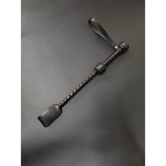 Стек БДСМ Candy Hero шкіра, короткий, чорний