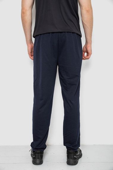 Спорт штани чоловічі, колір темно-синій, 244R401 | Зображення 3