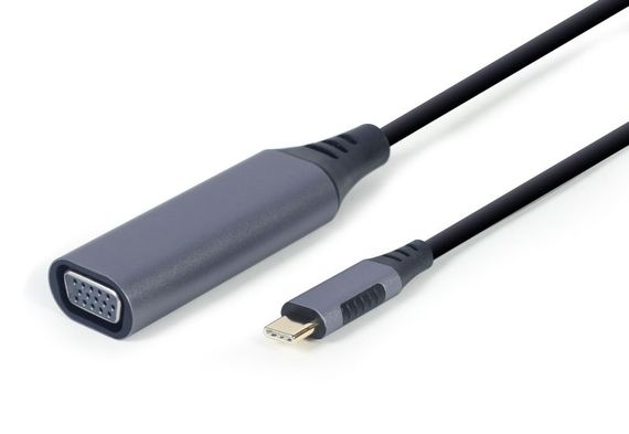 Адаптер-перехідник USB Type-C на VGA, Cablexpert A-USB3C-VGA-01