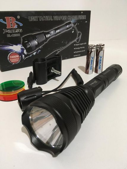 Ліхтар Police BL-Q2800-T6, 1180 лм, під рушницю, виносна кнопка, 2х18650, 3 фільтри, ЗУ 220V/12V (47274-2800_642) | Зображення 4