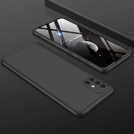 Чохол GKK 360 градусів для Samsung Galaxy M31s колір Чорний | Зображення 1