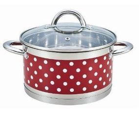 Каструля Bohmann BH-0127-20, 3. 6 л, 20 см, з нержавіючої сталі з кришкою, для всіх типів плит