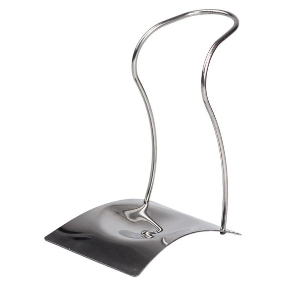 Підставка под половник лопаточку или ложку 12×10.5×17 см из нержавеющей стали Серебро HP-19-15-Y