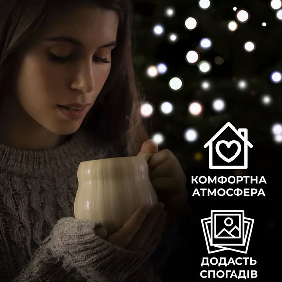 Гирлянда нить светодиодная GarlandoPro 50 LED 6м 8 режимов гирлянда новогодняя Белый W100LEDW | Зображення 4