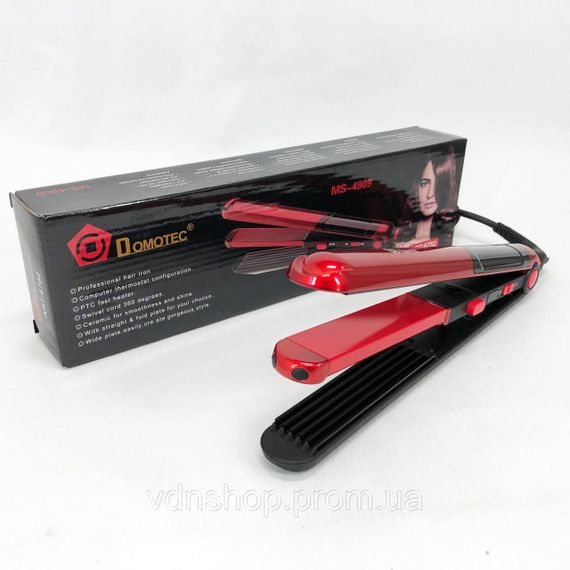 Праска для завивки волосся, Плойка для створення гофре для волосся Сучасні щипці завивки XY-55 | Зображення 5