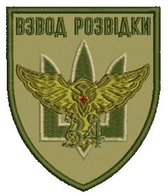 Шеврон 34 Взвод Розвідки