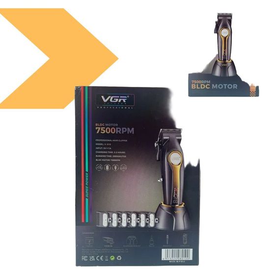 Машинка для стрижки волосся з потужним мотором VGR V-010 (45117-V-010_1371) | Зображення 7