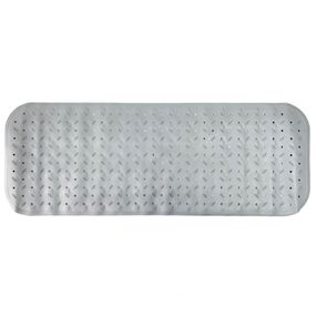 Коврик в ванную комнату на присосках MGZ-0901(Grey) 35х95 см