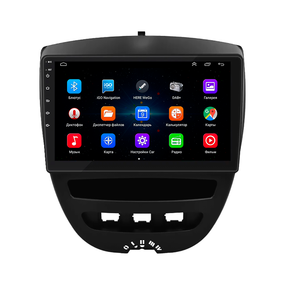 Штатная магнитола 10" Lesko для Toyota Aygo I Рестайлинг 2009-2012  1/16Gb/ Wi-Fi Optima Тойота