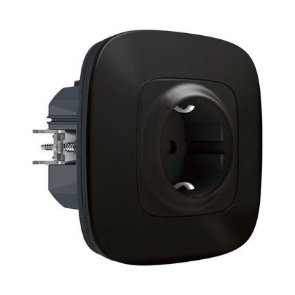 Valena Allure with NETATMO. Умная розетка 2К + З 16А 230В. Антрацит (752894) | Зображення 2