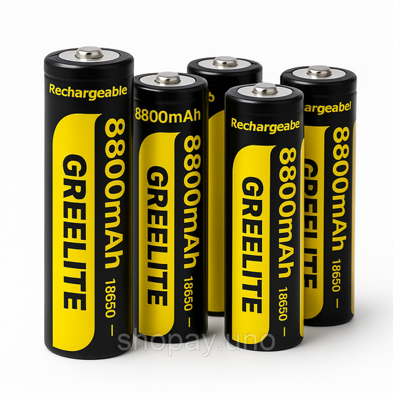 Акумулятор (1шт) 18650 Greelite 4.2V 9.6Wh Li-ion батарейка для ліхтарика ZA-13