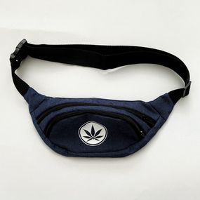 Сумка поясна бананка 4Profi з рандомним принтом двома відділеннями 18163