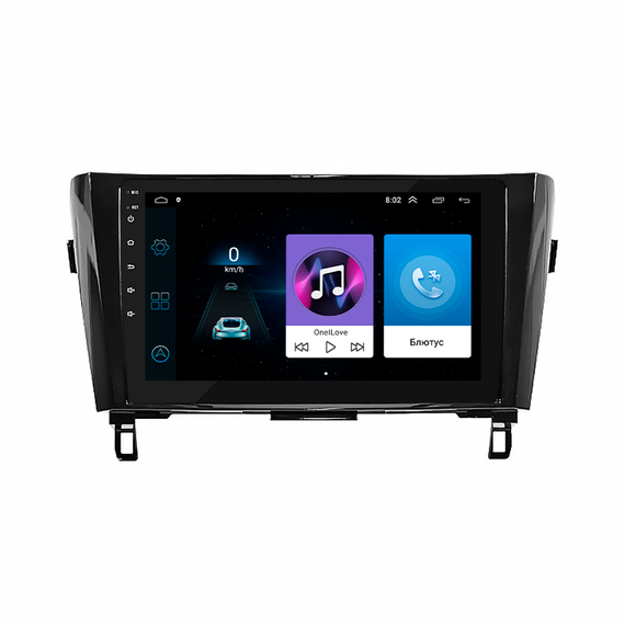 Штатна магнітола Lesko для Nissan Qashqai II Рестайлинг 2017-н.в. екран 10" 1/16Gb/ Wi-Fi Optima GPS Андроид