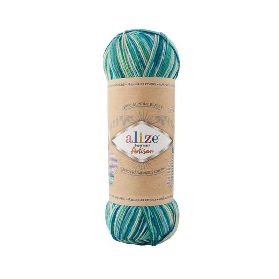 Alize Artisan Superwash, 9001