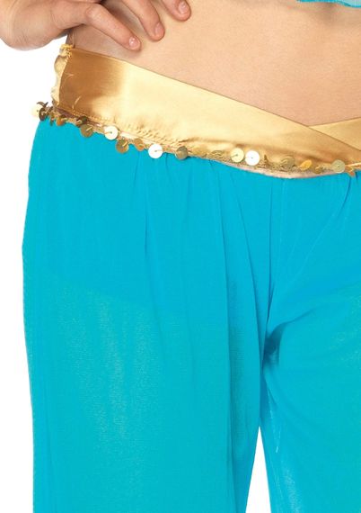 Костюм принцеси Жасмин S Leg Avenue Arabian Beauty, 3 предмети, бірюзовий | Зображення 4
