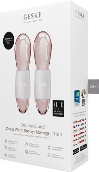 Подвійний масажер для очей GESKE Cool&Warm Duo Eye Massager 7в1 starlight | Зображення 7