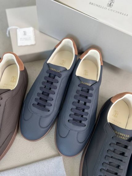 Кросівки Brunello Cucinelli Classic Dark Blue темно-сині ob431 | Зображення 1