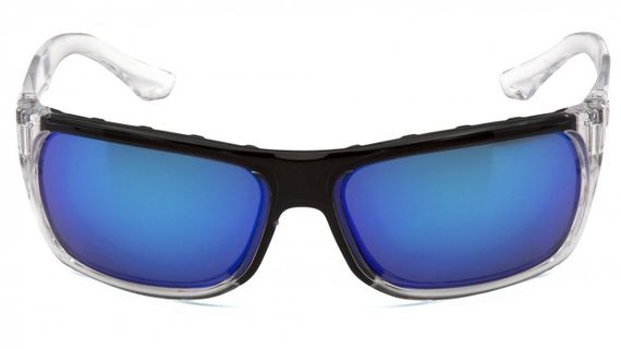 Очки защитные открытые Venture Gear Vallejo Crystal (ice blue mirror) Аnti-Fog, синие зеркальные в прозрачной | Зображення 1