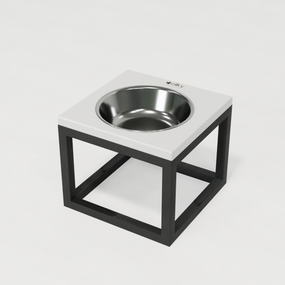 Миска на подставке для больших собак Hollky Base Solo XL (1 × 1,8 л) Solo XL-262620-GRWH