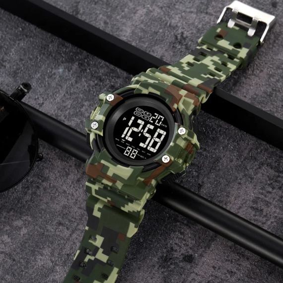 Чоловічий годинник Skmei 2195CMGN Camo Green | Зображення 3