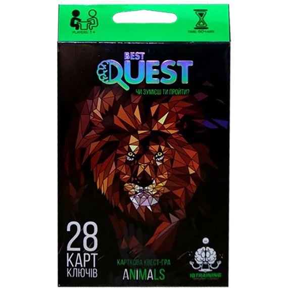 Карткова квест-гра "BEST QUEST" (укр.) BQ-01-01-04U  BQ-01-02U