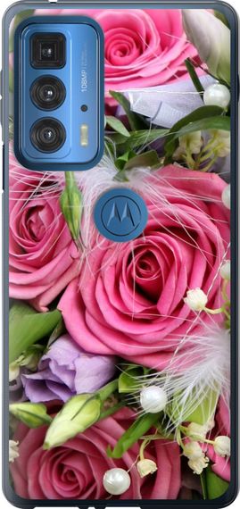 Чехол на Motorola Edge 20 Pro Нежность "2916u-2662-17620"