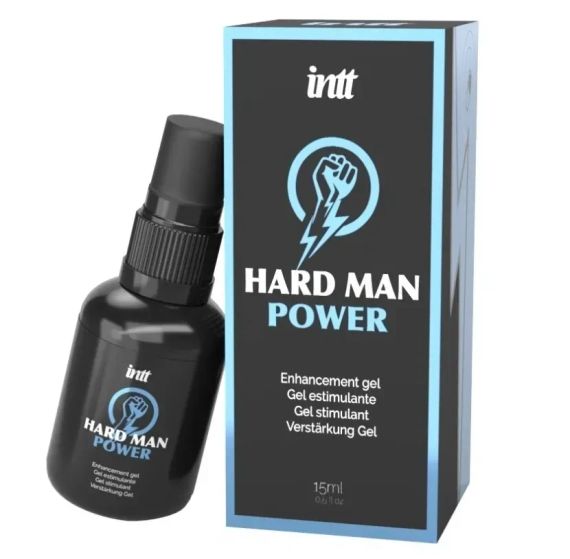 Стимулюючий гель Intt Hard Man Power для чоловіків, 15 мл Sex Aura | Зображення 1