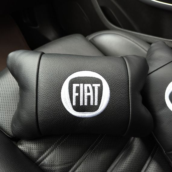 Подушка подголовник в подарок Fiat Фіат, Подушка под голову для поездок, Подушка для TP-429 поддержания головы | Зображення 2