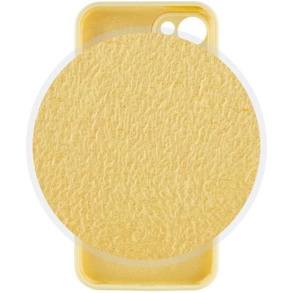 Чехол Silicone Case Full Camera Protective (AA) для Apple iPhone 14 Plus (6.7") Желтый / Mellow Yellow | Зображення 4